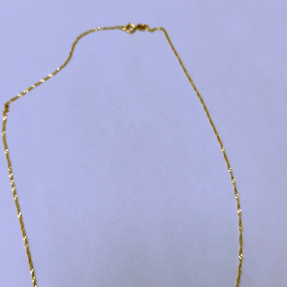 La Bolivianita (or Ametrine) With Italian 18K Yellow Gold Chain Necklace. - Picture 11 of 14